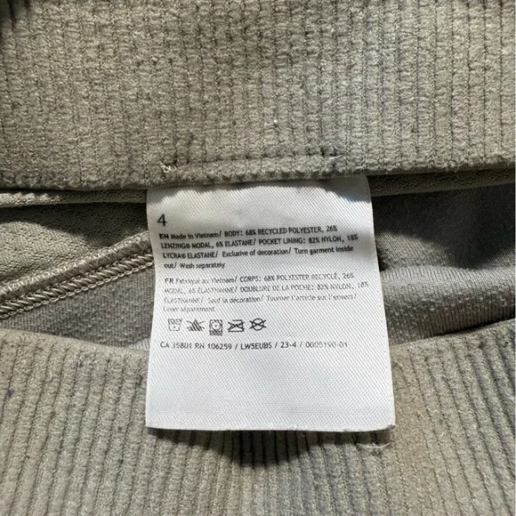 Lululemon | Softstreme Ribbed Pant | US W 4 | Riverstone - Picture 9 of 10